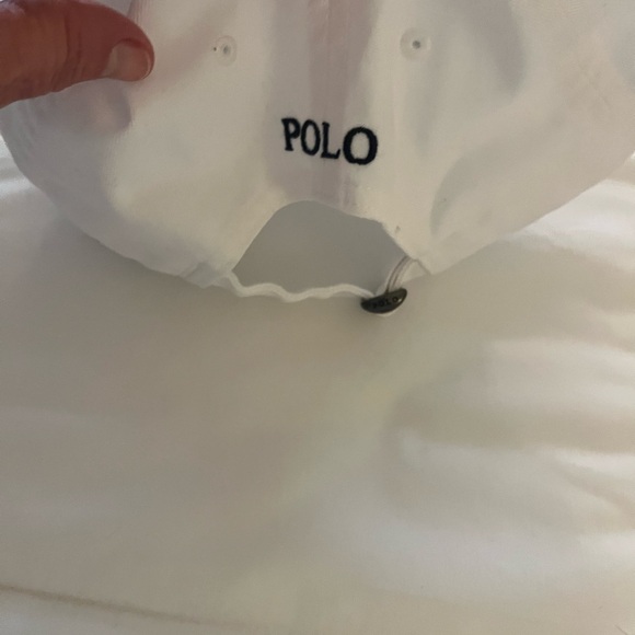 Polo Ralph Lauren White Cap with Logo - Picture 5 of 5